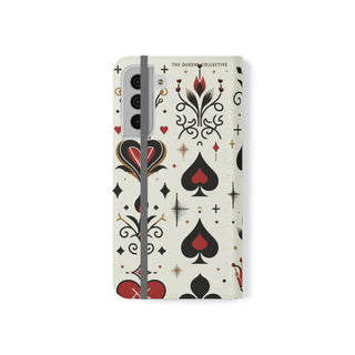 Queen of Hearts - Flip Case