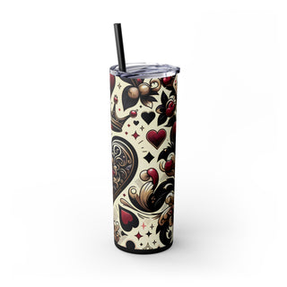 Queen of Hearts - Skinny Tumbler 2