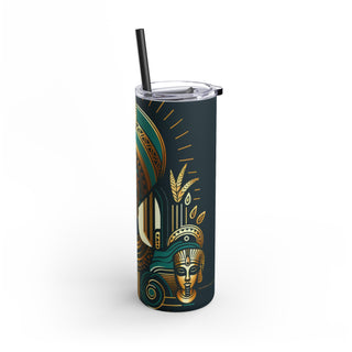 African Queen - Skinny Matte Tumbler