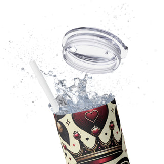 Queen of Hearts - Skinny Tumbler 2