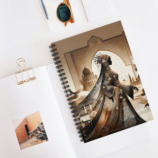 Arabic Queen - Spiral Notebook