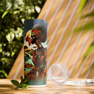 African Queen - Skinny Tumbler