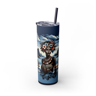 Polynesian Queen - Skinny Tumbler