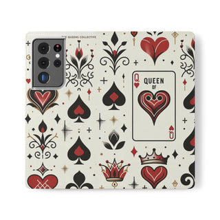 Queen of Hearts - Flip Case